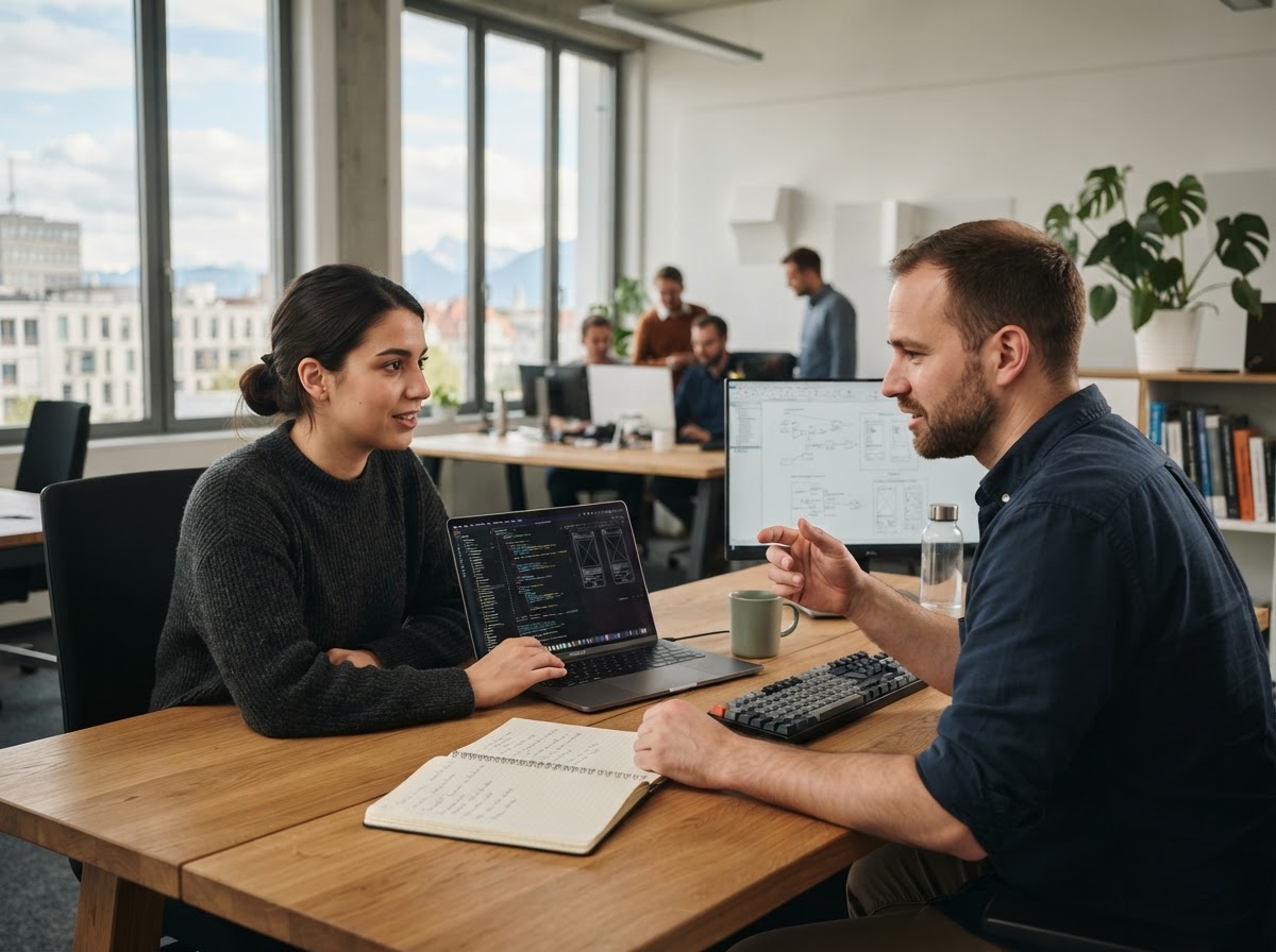 Ivlapo XRPlatform Team bei der Arbeit an Datenmodellen für Liquiditätsmanagement